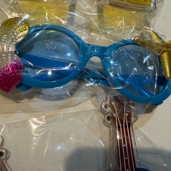 19 Colorful Novelty Sunglasses Collection 24 Hawaiian leis NEW - Picture 13 of 15